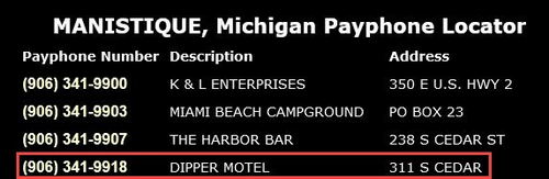 Harbor Motel (Dipper Motel) - Place Had A Payphone - Classic